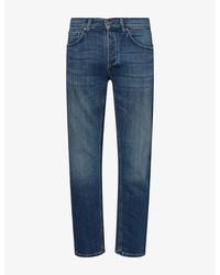 Nudie Jeans - Solid Ollie Straight-Leg Denim Jeans - Lyst