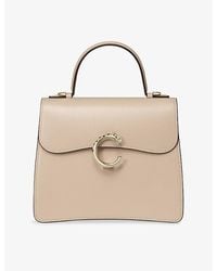 Cartier - Panthère C De Small Leather Top-Handle Bag - Lyst