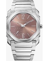 BVLGARI - Unisex Re00033 Octo Finissimo Stainless-steel Automatic Watch - Lyst