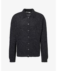 Our Legacy - Evening Wool-Blend Polo Sweatshirt - Lyst