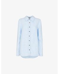 Whistles - Relaxed-fit Long-sleeved Linen Shirt - Lyst