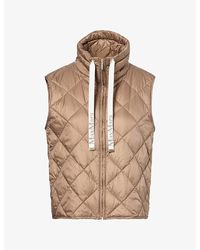 Max Mara - Diamond-Patterned Quilted Shell-Down Gilet - Lyst