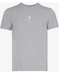 Polo Ralph Lauren - Brand-embroidered Custom Slim-fit Cotton-jersey T-shirt - Lyst