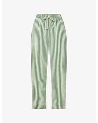 Whistles - Stripe-print Relaxed-fit Cotton Pyjama Bottoms - Lyst