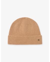 Claudie Pierlot - Ribbed Logo-Charm Wool And Cashmere Beanie - Lyst