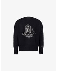 Only the Blind - Midnight Porter Embroidered Knitted Jumper - Lyst