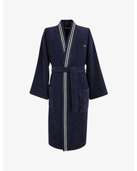 Lacoste - Cotton Bath Robe - Lyst