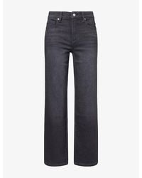 PAIGE - Mason Ankle-Crop Denim Jeans - Lyst