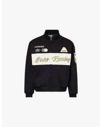 Duke & Dexter - Dr1 Racing Embroidered-Logo Cotton Jacket - Lyst