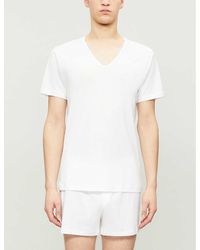 Sunspel - Superfine Egyptian Cotton T-shirt - Lyst
