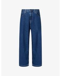 Carhartt - Brandon Wide-Leg Relaxed-Fit Denim Jeans - Lyst