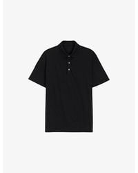 BOSS - Beckham X Regular-Fit Short-Sleeve Cotton And Silk-Blend Polo - Lyst