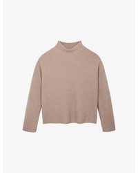 The White Company - Honeycomb-Stitch Relaxed-Fit Wool And Cashmere-Blend Jumper - Lyst
