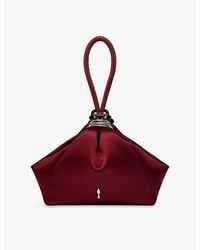 Christian Louboutin - Sabrina Pouch Small Neoprene Satin Clutch Bag - Lyst