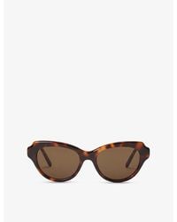 Loewe - Gsliessx01 Cat-Eye Frame Acetate Sunglasses - Lyst