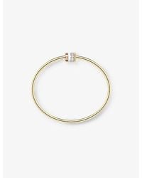 Boucheron - Quatre-Edition 18Ct And Rose- 0.11Ct Diamond And Ceramic Bracelet - Lyst