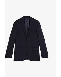 Ted Baker - Vy Skyejes Single-breasted Slim-fit Wool Blazer - Lyst