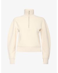 Ashlyn - Ash Half-Zip Wool-Blend Jumper - Lyst