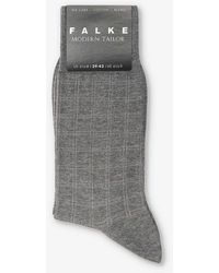 FALKE - Modern Tailor Ankle-rise Cotton-blend Socks - Lyst