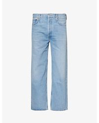 Agolde - Slunch baggy Wide-leg Mid-rise Recycled-denim Jeans - Lyst