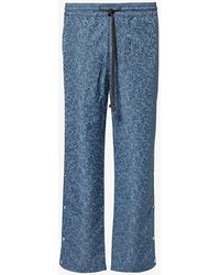 Song For The Mute - Floral-pattern Relaxed-fit Woven jogging Bottoms - Lyst