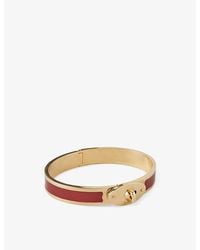 Mulberry - Bayswater Stainless-steel And Enamel Bracelet - Lyst