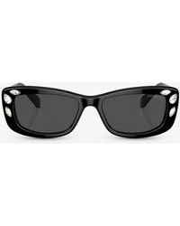 Swarovski - Sk6008 Pillow-frame Acetate Sunglasses - Lyst
