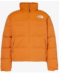 The North Face - Nuptse Brand-embroidered Regular-fit Canvas Recycled-down Jacket Xx - Lyst