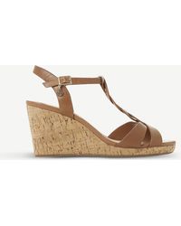 dune low wedge sandals