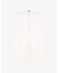 Maje - Balloon-Leg Relaxed-Fit Denim Jeans - Lyst