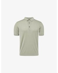 John Smedley - Adrian Sea Island Cotton Polo Shirt - Lyst