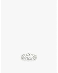 Monica Vinader - Nura Open-Shape Recycled Sterling- Stacking Ring - Lyst