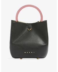 Marni - Pannier Leather Bucket Bag - Lyst