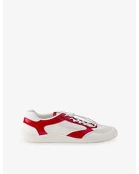 Prada - Speedrock Leather And Mesh Trainers - Lyst