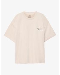 AllSaints - Shadow Graphic-Print Short-Sleeve Cotton T-Shirt - Lyst