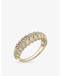 Cartier - Grain De Café 18Ct- And 2.93Ct Brilliant-Cut Diamond Bracelet - Lyst