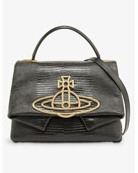 Vivienne Westwood - Sibyl Snake-embossed Leather Top-handle Bag - Lyst