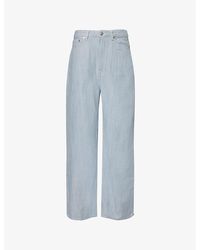 Samsøe & Samsøe - Shelly Straight-leg Mid-rise Denim Jeans - Lyst