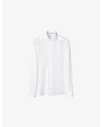 Eton - Filo Di Scozia Contemporary-Fit Cotton-Knit Shirt - Lyst
