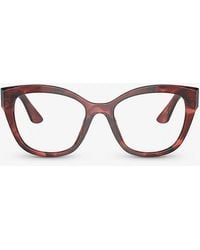 Miu Miu - Mu 05xv Square-frame Acetate Eyeglasses - Lyst