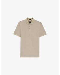 BOSS - Parlay Short-Sleeved Cotton Polo Shirt Xxl - Lyst