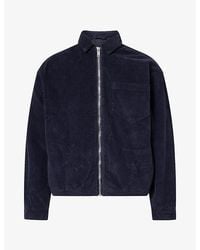 7 For All Mankind - Zip Corduroy Cotton Overshirt - Lyst