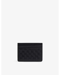 Sandro - Braided Leather Card Holder - Lyst