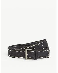 Zadig & Voltaire - Starlight Studded Leather Belt - Lyst