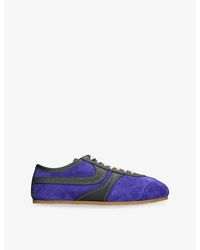Dries Van Noten - Dustin Suede Trainers - Lyst