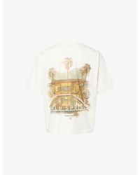 The Couture Club - Palm Springs Graphic Print Cotton-Jersey T-Shirt - Lyst