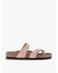 Birkenstock - Mayari Cross-Strap Leather Sandals - Lyst