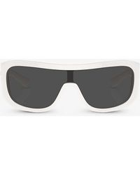 Dolce & Gabbana - Dg4454 Rectangle-frame Acetate Sunglasses - Lyst