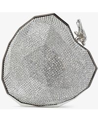 Jimmy Choo - Faceted Heart-shaped Lucite Clutch Bag - Lyst