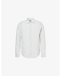 Orlebar Brown - Giles Classic-Collar Linen Shirt - Lyst